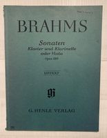 Brahms Sonaten Klavier und Klarinette Opus 120 Noten Bayern - Lichtenfels Vorschau