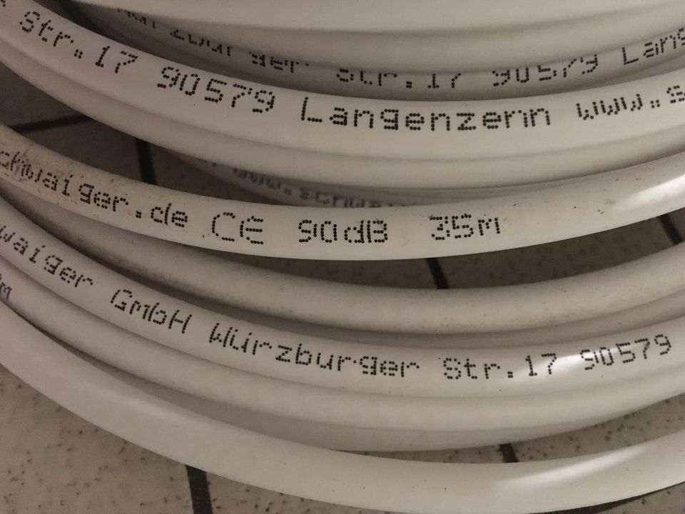 Schwaiger SAT Koaxialkabel (90 dB) - ca. 32 Meter in Grünendeich Niederelbe