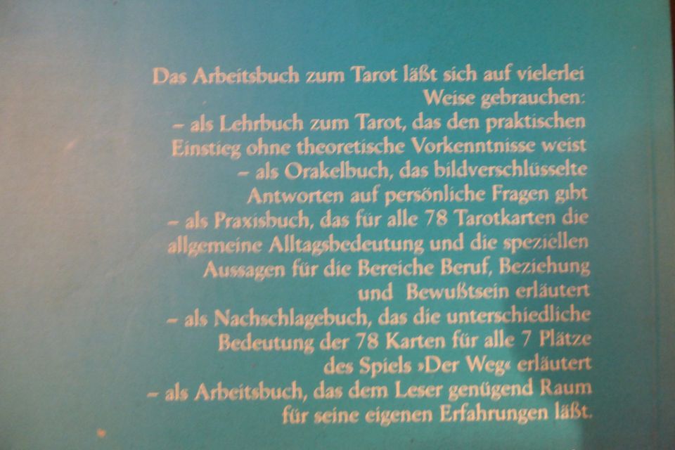 Hanjo Banzhaf Das Arbeitsbuch zum Tarot in Grevenbroich