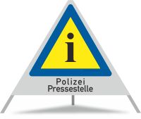 Faltsignal reflektierend "Polizei  Pressestelle" Nordrhein-Westfalen - Reichshof Vorschau