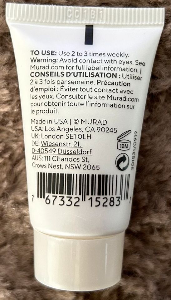 Murad AHA/BHA Exfoliating Cleanser in Hamburg