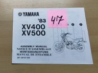 YAMAHA XV400 XV500 MONTAGEANLEITUNG 1983 Nordrhein-Westfalen - Drensteinfurt Vorschau