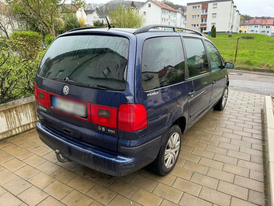 VW Sharan 1.9 TDI Family AHK ohne TÜV in Heubach