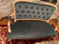 Barockes Chaiselongue mit zwei Sesseln, weiss, Gold türkis Brandenburg - Bestensee Vorschau