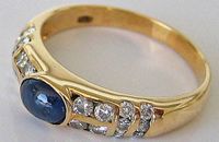 040 ct Brillant Schmuck 585 Gold Ring Diamant Safir Saphir ♦️ 945 Bayern - Lichtenberg (Oberfranken) Vorschau