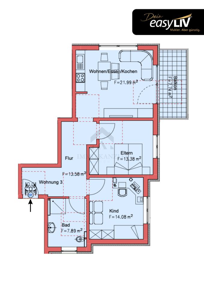 Exklusive 3-Zimmer-NEUBAUWOHNUNG im EG in URLOFFEN – Erleben Sie Luxus und Komfort! in Appenweier