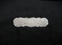 Brosche Anstecknadel Silber 925 Sterlingsilber gehämmert Unikat Bayern - Würzburg Vorschau