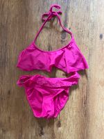 Bikini XS 32/34 Pink Volant Neckholder 152 / 158 Hessen - Neu-Anspach Vorschau