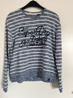 SuperDry Pullover Strick S/36 blau/weiß Nordrhein-Westfalen - Hückelhoven Vorschau