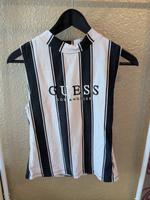 Schwarz-weiß gestreiftes Damen-T-Shirt mit „GUESS“-Print – Gr. M Pankow - Weissensee Vorschau