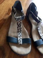 Rieker Sandalen Gr 40 Leo Braun schwarz  Sandaletten Niedersachsen - Wolfenbüttel Vorschau