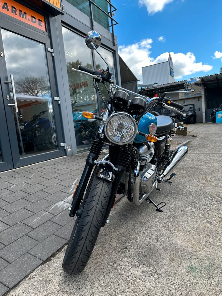 Motorrad Royal Enfield Interceptor INT 650 Twin Venture Blue in Mettingen