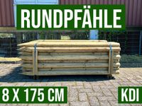 Pfähle Pfosten Holzpfahl Baumpfahl Rundpfahl - 8 x 175 cm - KDI Nordrhein-Westfalen - Lennestadt Vorschau