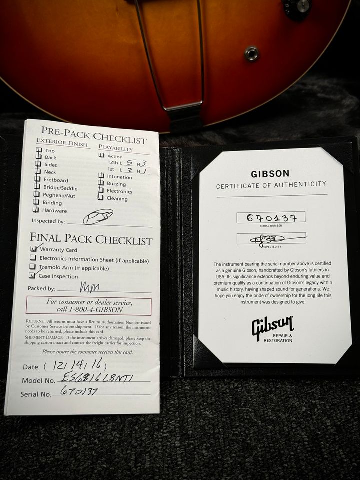 2016 Gibson Memphis Late 60s ES-335TD Ltd. Edition in Kiefersfelden