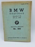 BMW Kraftrad R24 250 ccm , Ersatzteile Preisliste Nr.210 Ausgabe München - Altstadt-Lehel Vorschau