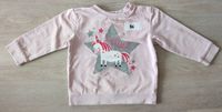 Sweatshirt Sweatpullover Mädchen Gr. 86 rosa mit Einhorn Brandenburg - Kyritz Vorschau