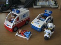 Lego Duplo - 1 Krankenwagen und 2 Fahrzeuge von der  Polizei Nordrhein-Westfalen - Datteln Vorschau