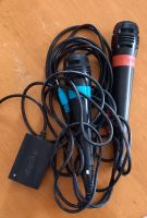 Sony  PS2 Singstar Mikrofone Kabel und USB Konverter rot & blau Bayern - Hemau Vorschau