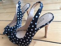 Guess Polka Dots Peeptoes schwarz weiß 11 cm Absatz - Neuwertig Bonn - Beuel Vorschau