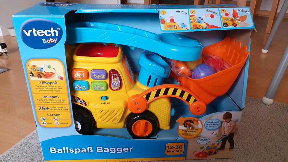 Vtech Baby, Ballspaß Bagger, 12-36 Monate in Worms