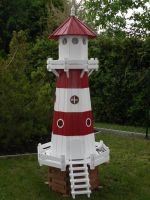 Leuchtturm 2,20m rot-weiß Auststellungstück incl. Anlieferung Neu Sachsen-Anhalt - Wimmelburg Vorschau