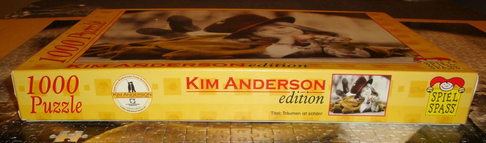 Puzzle Kim Anderson:Träumen ist schön! 1000 T. 1x gel. - komplett in Bückeburg