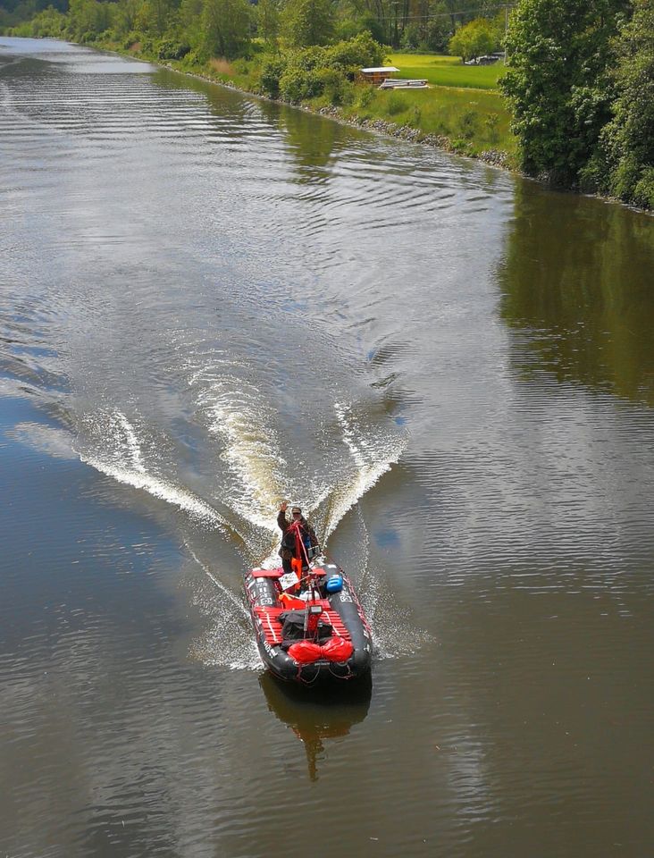 Bundeswehrschlauchboot Pionier in Erding