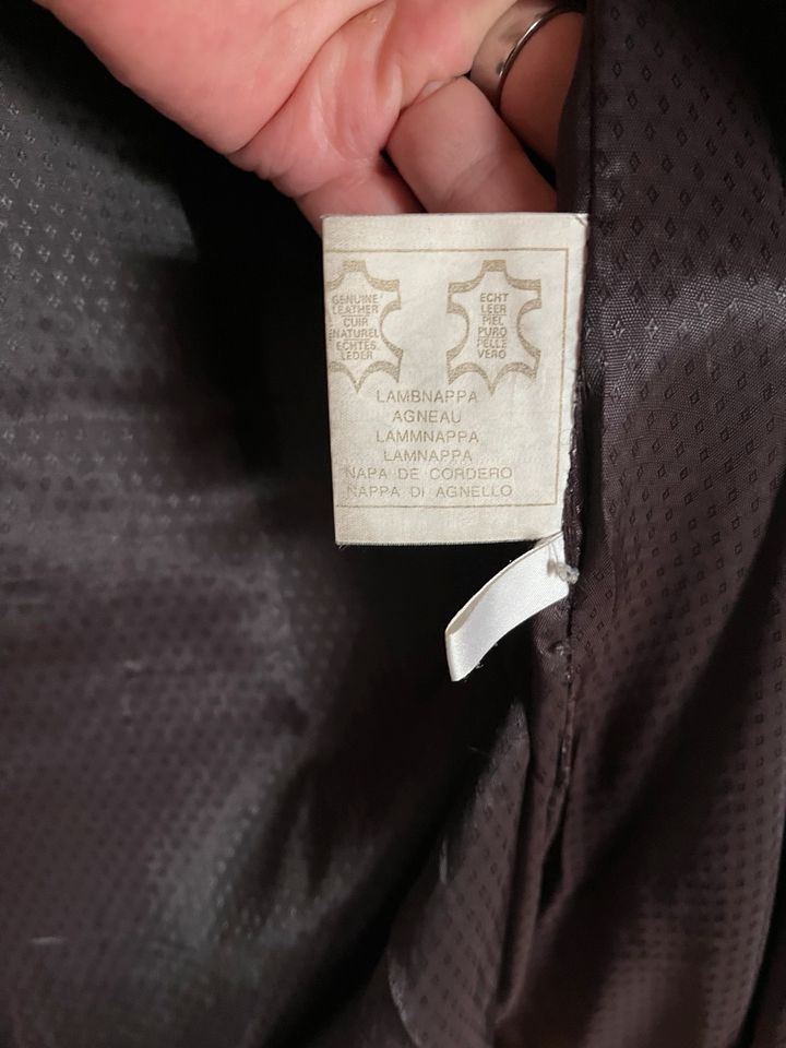 Lederjacke/Mantel Vintage Gr.38 in Edermünde