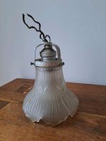 Lampe Hängelampe aus Glas vintage, nostalgisch Wandsbek - Hamburg Eilbek Vorschau