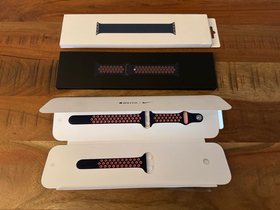 Apple Watch Series 6 Nike Aluminum 40mm GPS 32GB Silber wie neu in München