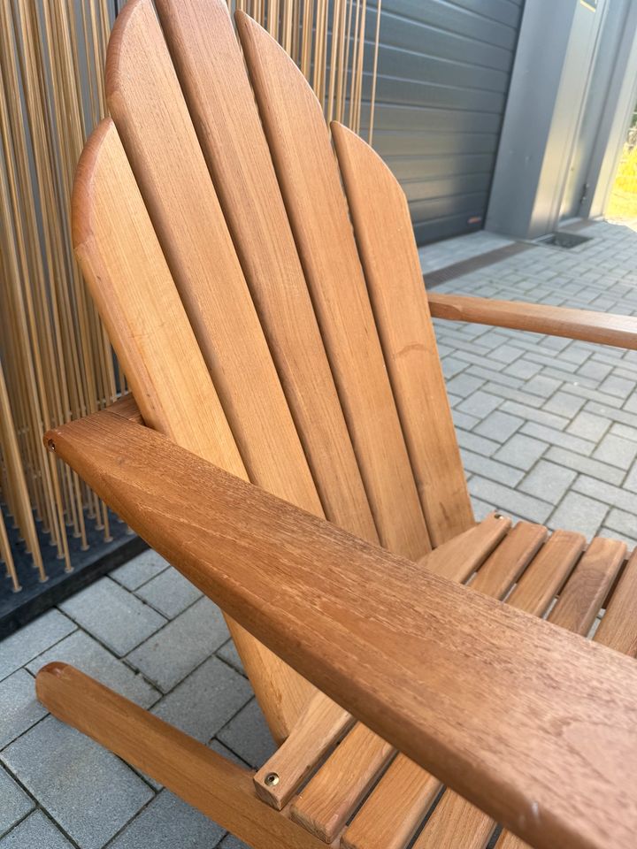 Gloster Premium Andirondack Chair Sessel Teak sehr hoher NP in Seevetal