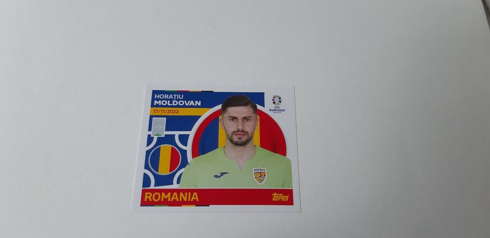 Topps UEFA Euro 2024 Sticker - ROM 4 Horațiu Moldovan (Romania) in Herten