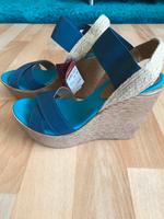 Young Spirit Damenschuhe Keilabsatz Sandalen Gr. 38 Neu blau Bayern - Ingolstadt Vorschau