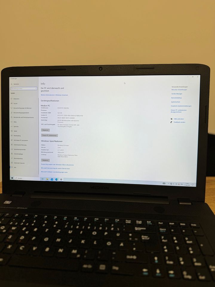 Medion Laptop Erazer 16 GB Ram in Duisburg