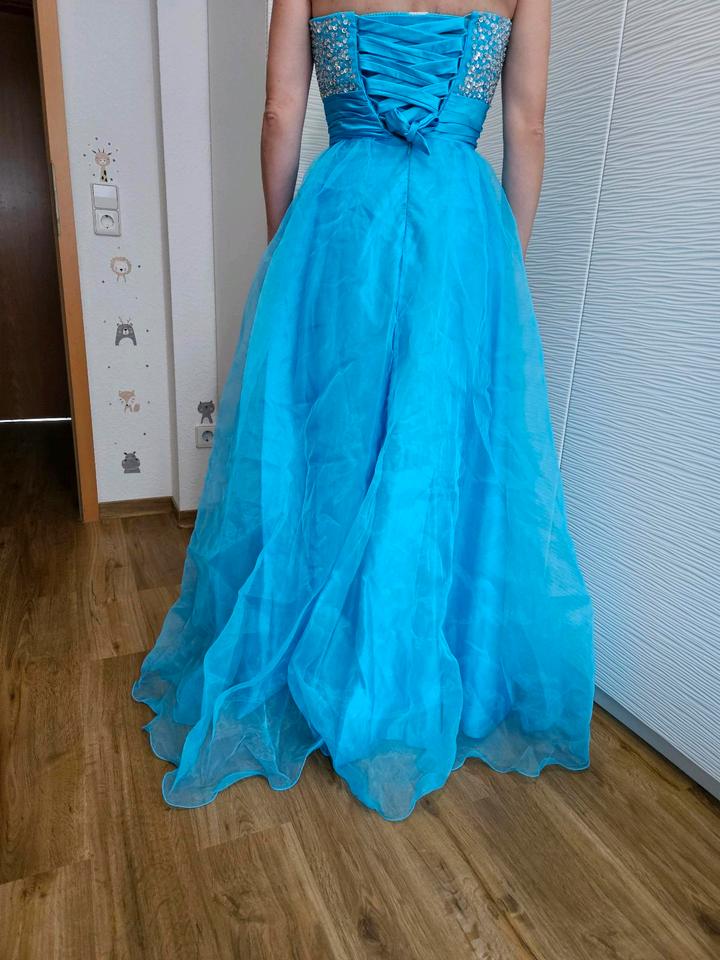 Abendkleid, Kleid, Paillettenkleid, blaues Kleid, langes Kleid in Reutlingen