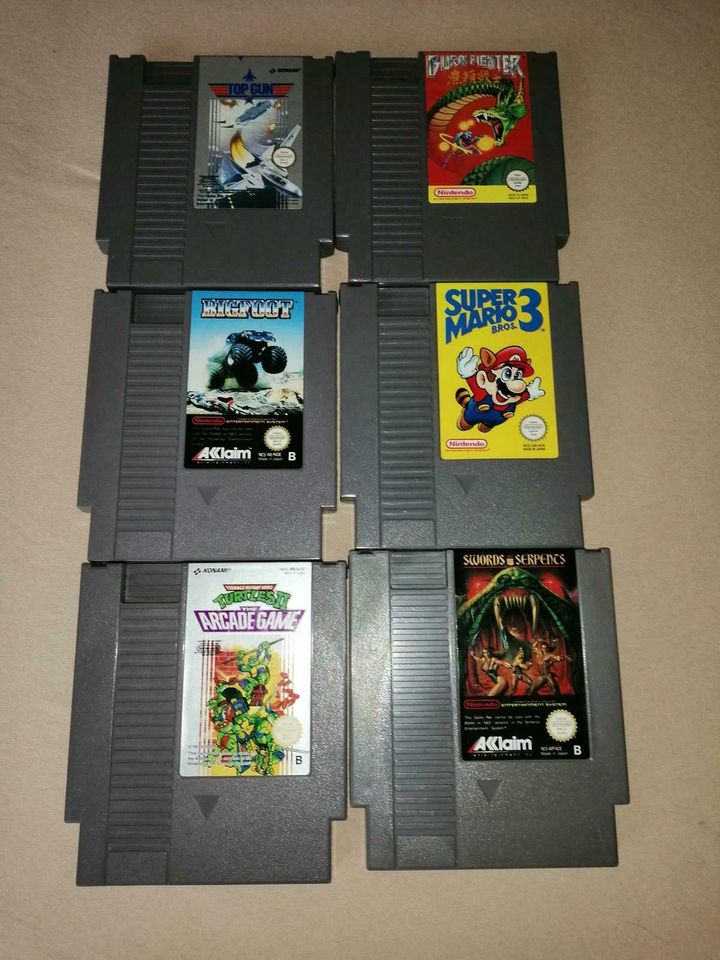 Diverse NES Spiele PAL in Baltmannsweiler