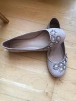 Ballerinas Gr.38 Neu Rose mit Blumen Deichmann Leipzig - Paunsdorf Vorschau