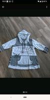 Tredy Kapuzenshirt Shirt gestreift weiß/blau Größe 42 Dithmarschen - Heide Vorschau
