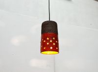 Mid Century Brutalist Danish Studio Pottery Pendant Lamp 60er Hamburg-Nord - Hamburg Winterhude Vorschau