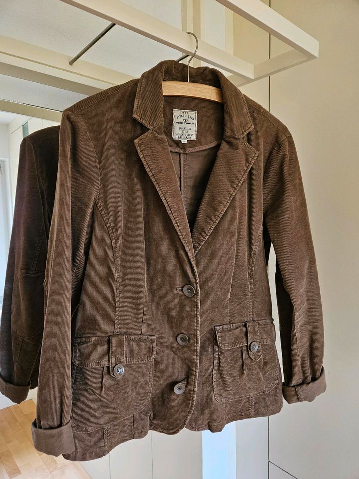 Jacke von Tom Tailor  - Cord Blazer Gr.40 in Neufahrn