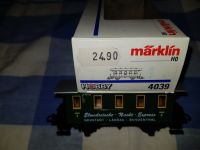 Märklin 4039 grün H0 SOMO Elwedritsche Nacht Express sehr selten Schleswig-Holstein - Kropp Vorschau