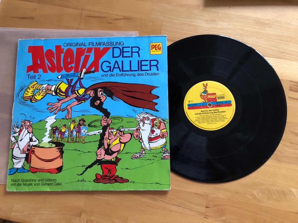 Asterix Comic 6 Stk. Asterix erobert Rom, Hüttendorf, LP Vinyl in Raubling