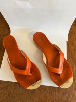 Jimmy Choo Sandalen Leder in Orange Stuttgart - Degerloch Vorschau