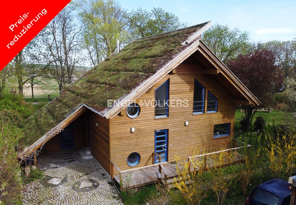 Nachhaltiges Wohnglück – Freistehendes Einfamilienhaus mit ökologischer Holzständerbauweise für Naturliebhaber in Bad Langensalza