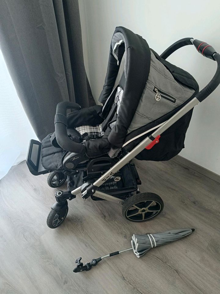 Kinderwagen Hartan VIP XL  schwarz in Gladenbach