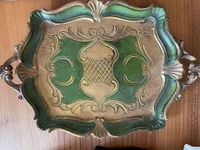 Tablett antik Italien grün vintage Florentiner Rheinland-Pfalz - Trier Vorschau