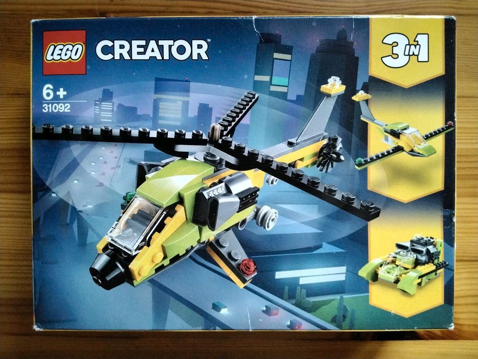 Lego Creator Set 31092 Hubschrauber vollständig in Much