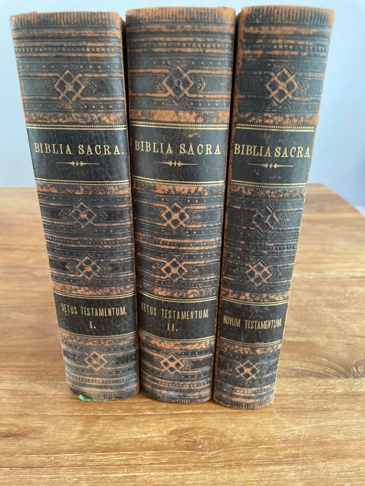 Biblia Sacra Vulgata 1903 - komplett in 3 Bänden in Köln