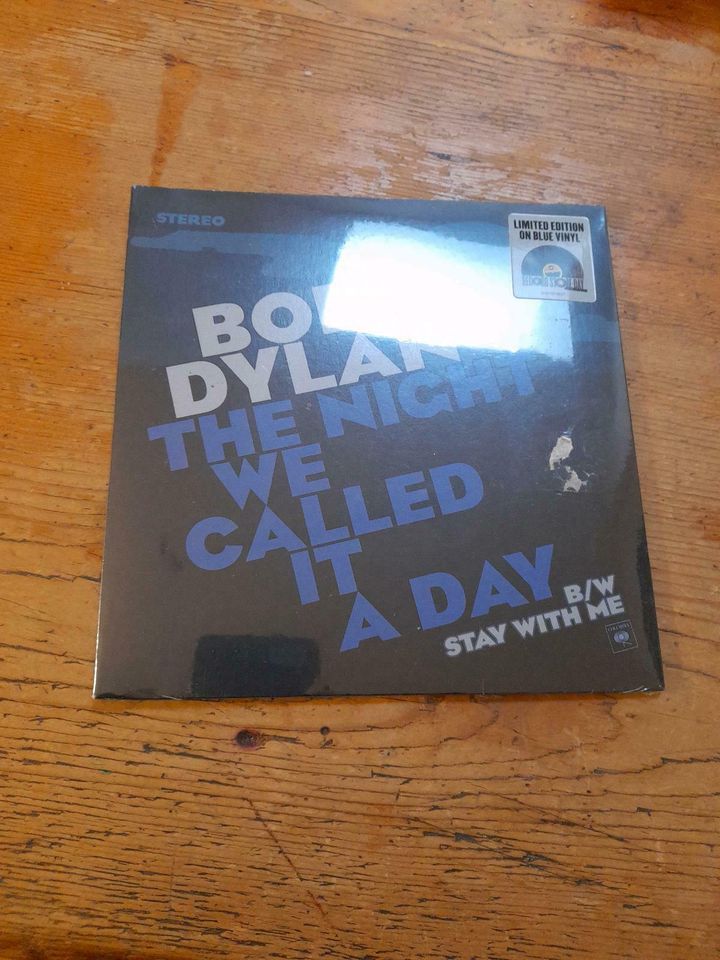 Bob Dylan * The Night we called it a Day * Vinyl Single RSD blue in München