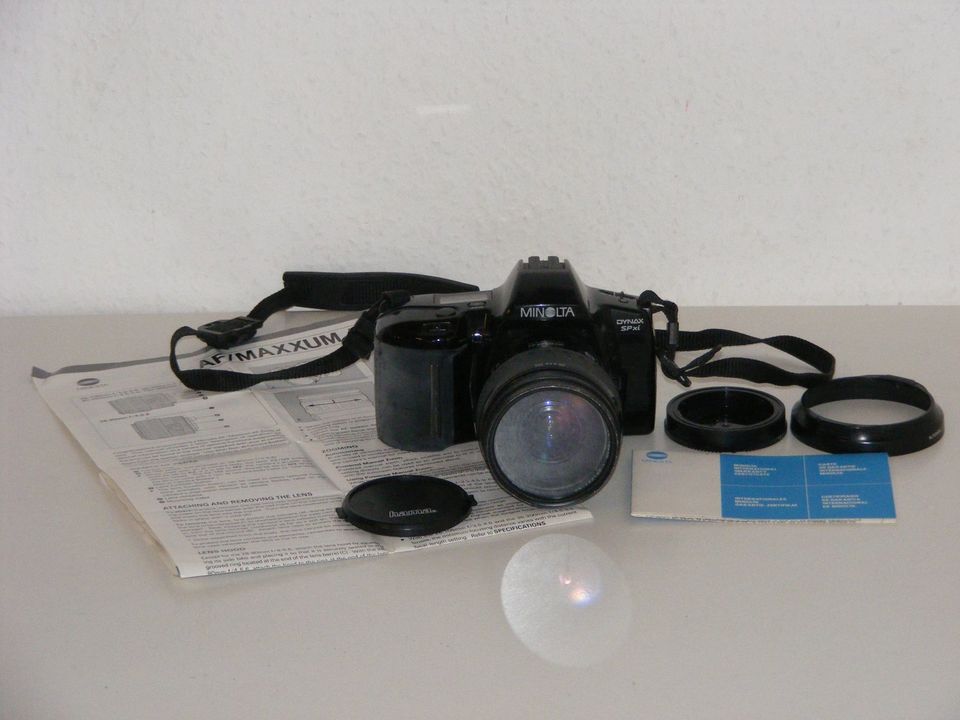 Minolta Dynax SPxi Spiegelreflex-Kamera Objektiv Gebrauchsanweis. in Bippen